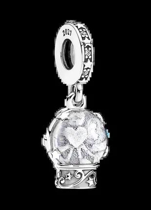 Серебряный шарм подвеска "ангел в снежном слое" пандора