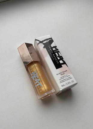 Блеск для губ+плампер от fenty beauty в оттенке lemon lava