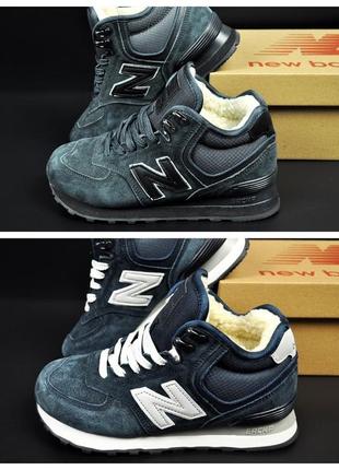 Женские зимние кроссовки new balance 574 high1 фото