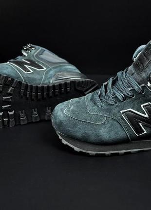 Жіночі зимові кросівки new balance 574 high5 фото