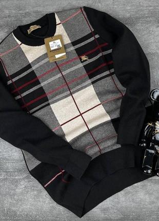 Черно-серый свитер мужской1 фото