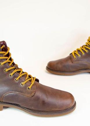 Timberland мужские высокие кожаные ботинки оригинал! р. 42 27 см5 фото