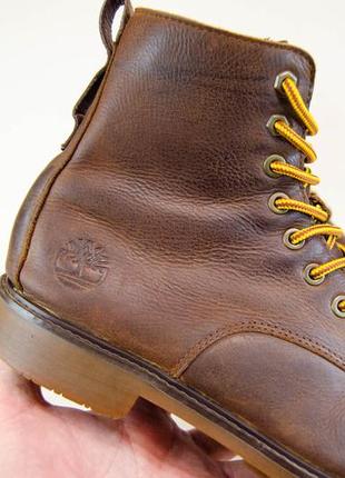 Timberland мужские высокие кожаные ботинки оригинал! р. 42 27 см2 фото