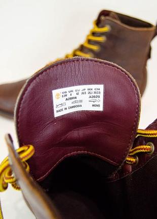 Timberland мужские высокие кожаные ботинки оригинал! р. 42 27 см8 фото