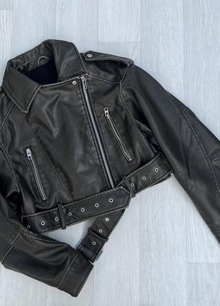 Шкіряна куртка zara 1:1