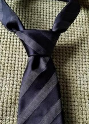 Краватка шовкова hugo boss. зроблено в італії.3 фото