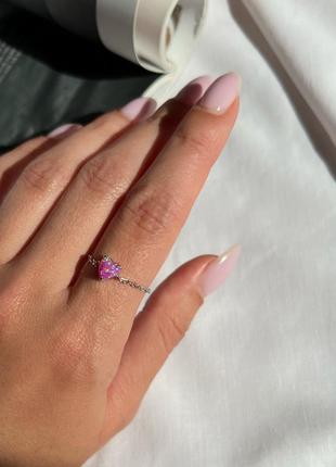 Ніжна романтична срібна каблучка 💍