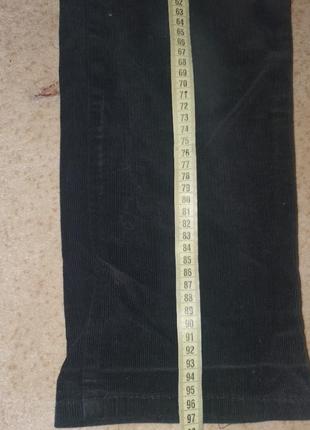Вельветовые джинсы высокая посадка6 фото