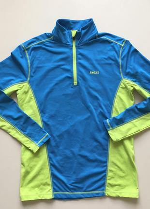Snoxx реглан тренировочный спортивный лонгслив термо кофта джерси велокофта