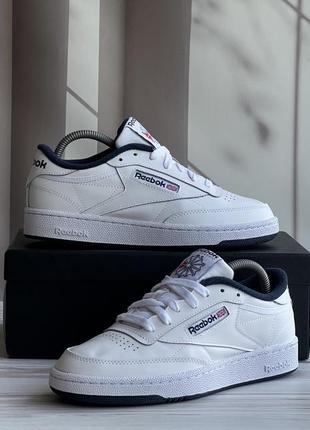 Reebok club оригінальні шкіряні стильні кросівки2 фото