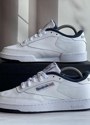 Reebok club оригінальні шкіряні стильні кросівки4 фото