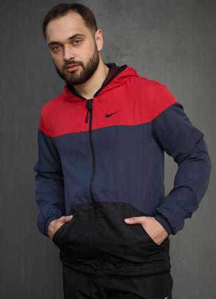 Ветровка трехцветная nike3 фото