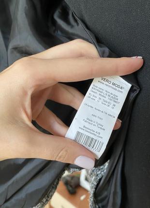 Шикарный твидовый пиджак жакет размер м3 фото