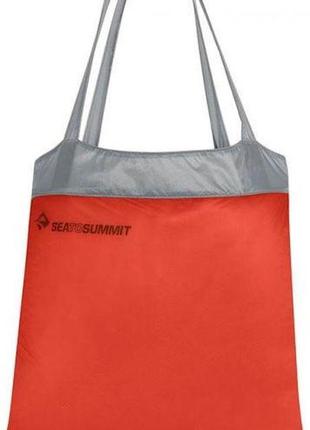 Сумка для покупок sea to summit ultra-sil shopping bag 30l spicy orange1 фото