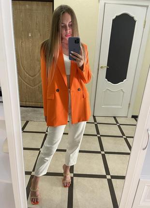 Оранжевый пиджак7 фото