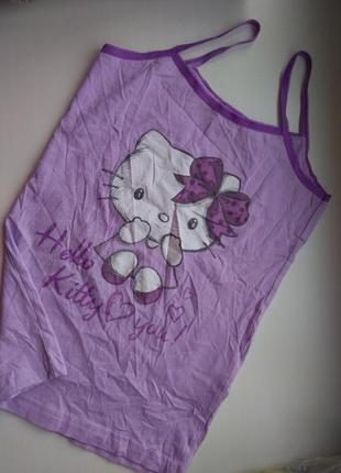 Майка hello kitty, нова, 122/128