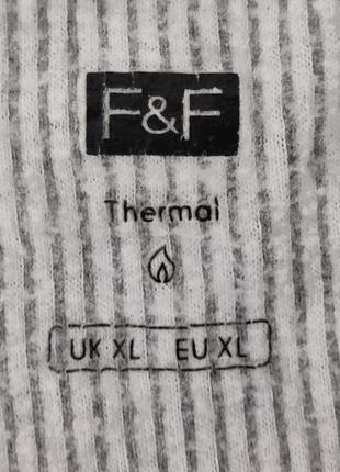 Лонгслив термокофта теплая дышащая батник с начесом с вискозой поддева thermal f&amp;f5 фото
