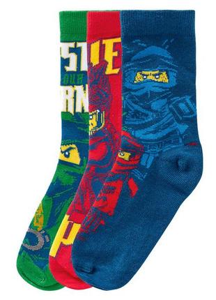 Набір шкарпетки для хлопчика lego ninjago1 фото