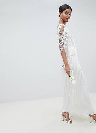 Весільна сукня в стилі гетсбі asos edition3 фото