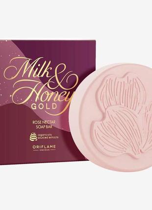 Мыло с розовым нектаром milk & honey gold жасмін