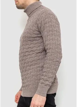 Гольф-свитер мужской, цвет мокко, 161r6193 фото