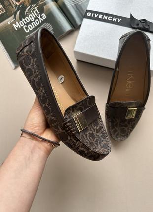 Мокасины слипоны лоферы оригинал calvin klein lisa