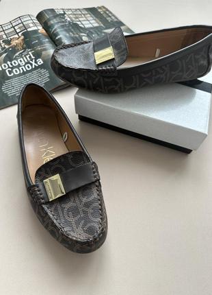 Мокасины слипоны лоферы оригинал calvin klein lisa