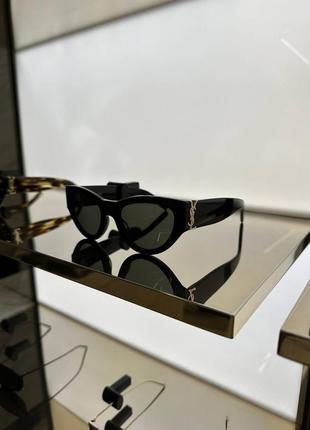 Окуляри ysl oversized cat-eye acetate sunglasses