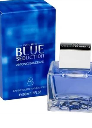 Мужская туалетная вода antonio banderas blue seduction for men 100 мл1 фото