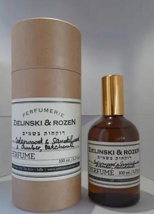 Парфюм zielinski & rozen cedarwood & sandalwood & amber, patchouli (зелински амбра кедр пачули сандал)