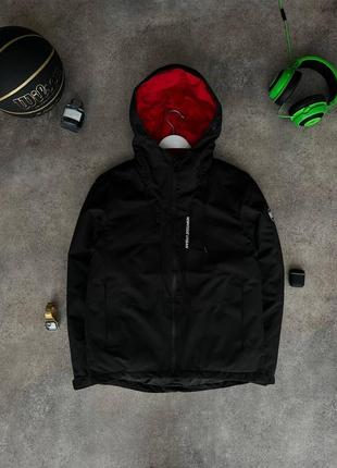Чоловіча зимова куртка чорного кольору1 фото