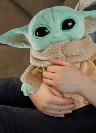 Мягкая игрушка малыш йода mattel star wars grogu plush