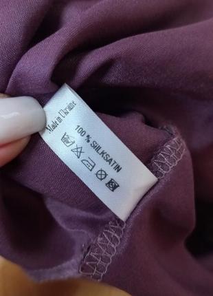 Шелковая ночнушка сорочка ночная рубашка пижама сатиновая ночная сорочка комбинация10 фото