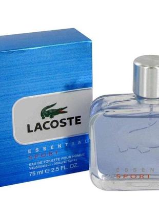 Чоловіча туалетна вода lacoste essential sport pour homme 100 мл