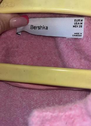 Пальто bershka рожеве7 фото