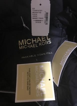 Куртка пуховик michael kors packable down puffer jacket m824447t83 оригинал6 фото