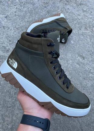 Мужские зимние кожаные кроссовки