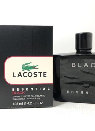 Мужская туалетная вода lacoste essential black 100 ml