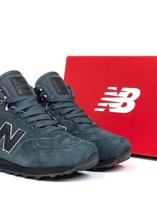 Чоловічі утеплені кросівки на зиму new balance/крост для хлопців на зиму/утеплені чоловічі кроси утеплені міхом