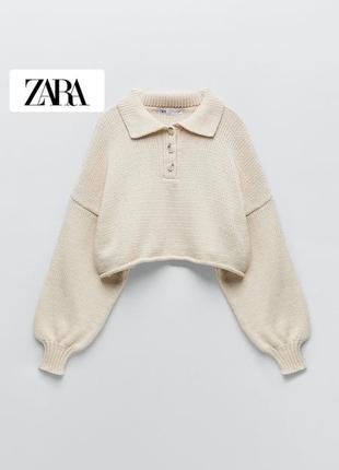 Свитер поло от zara1 фото