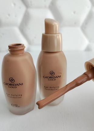 Танальная основа крем орифлейм джордани голд беж oriflame  giordani gold golden beige 21625 age4 фото