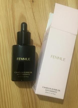 🔥-80%🔥 люкс! эликсирное масло femmue camellia elixir oil, 30 мл2 фото