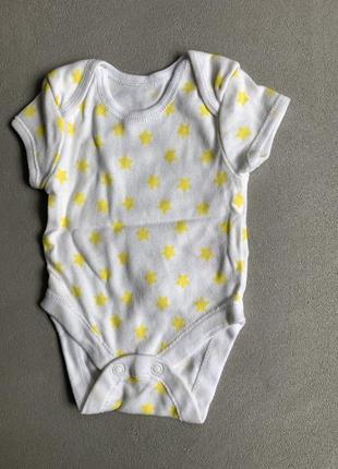 Боди с коротким рукавом 50-56 для новорожденных пакет9 фото