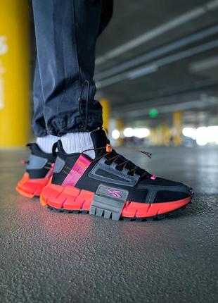 Чоловічі кросівки Reebok classic black yellow black orange
