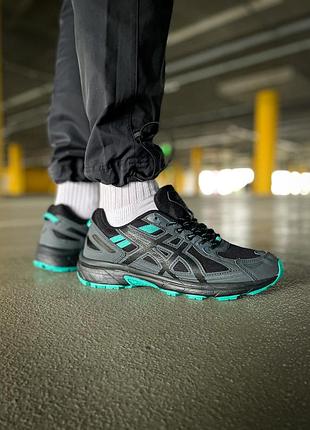 Чоловічі кросівки asics gel-venture 6 black green