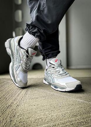 asics gel nyc white steel grey 2650 136084074