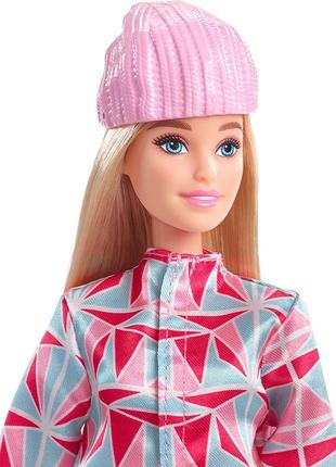 Лялька барбі блондинка на сноуборді barbie winter sports snowboarder2 фото