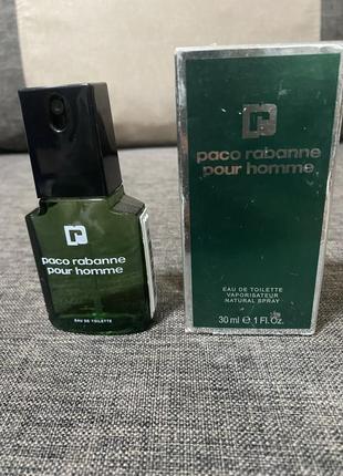 Paco rabanne pour homme туалетна вода 30 мл, оригінал1 фото