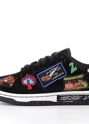 Кроссовки michael jackson nike dunk high black boots girls
