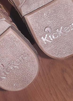 Бомбезные кожаные ботиночки kickers 9